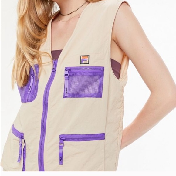 women's fila jacket urban outfitters